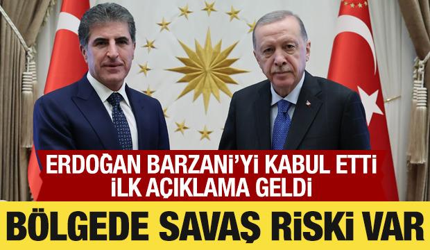 Cumhurbaşkanı Erdoğan, Barzani'yi kabul etti