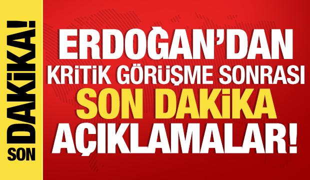 Cumhurbaşkanı Erdoğan'dan önemli açıklamalar