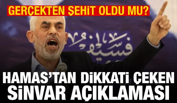 Hamas, Sinvar'ın vefatını doğruladı