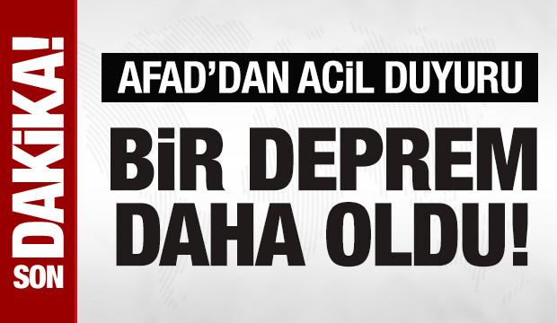 Kahramanmaraş'ta 4,4 büyüklüğünde deprem