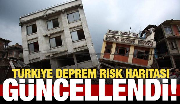 Türkiye deprem risk haritası güncellendi!