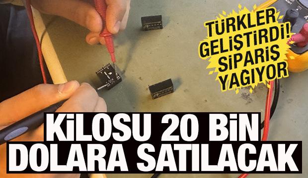 Türkler yaptı! Kilosu 20 bin dolara satılacak