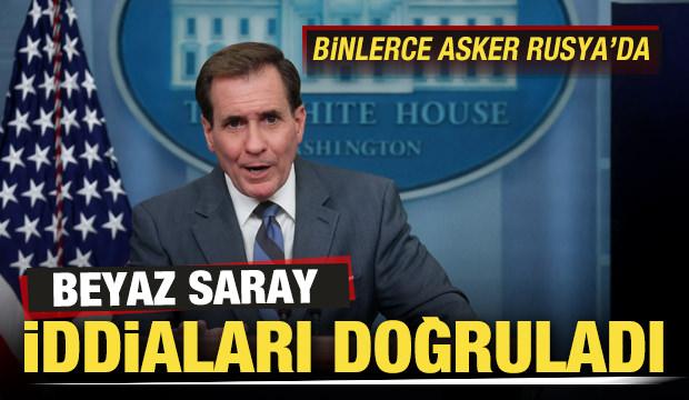 Beyaz Saray iddiaları doğruladı! Binlerce asker Rusya'da...