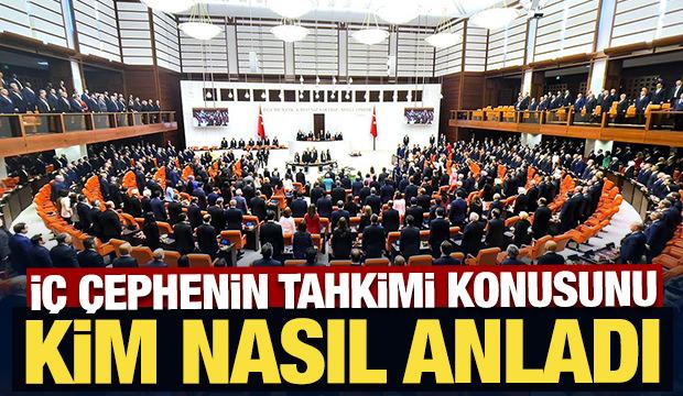 İç çephenin tahkimi konusunu kim nasıl anladı