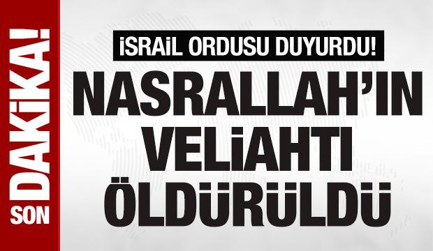 İsrail ordusu duyurdu! Nasrallah'ın veliahtı Haşim Safiyuddin öldürüldü