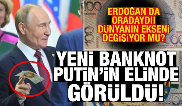 Putin'in elindeki "BRICS banknotu" gündem oldu