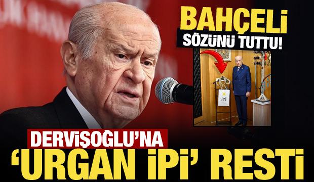 Son Dakika: Bahçeli, Dervişoğlu'nun attığı ipi istedi