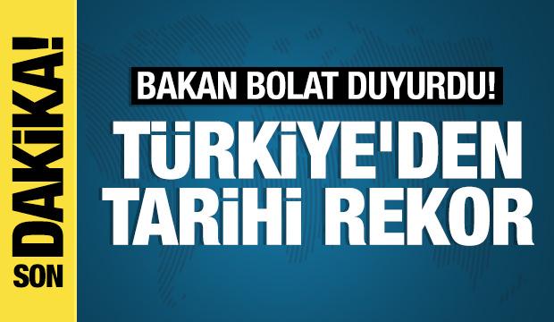 Bakan Bolat: Cumhuriyet tarihinin en yüksek aylık ihracat rekoru kırıldı