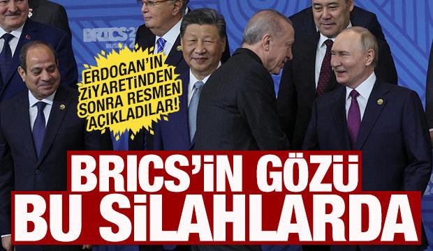 Erdoğan'ın ziyareti sonrası paylaştılar! BRICS’in gözü bu Türk silahlarında