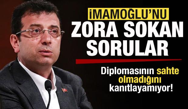 İmamoğlu diplomasının sahte olmadığını kanıtlayamıyor!