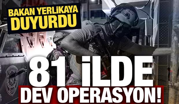 81 ilde silah kaçakçılarına 'Mercek-27' operasyonu