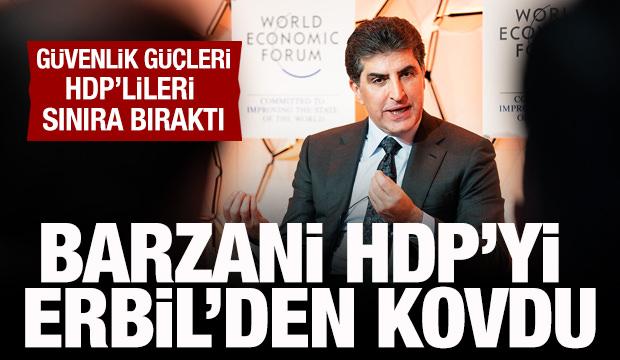 Barzani, HDP'yi Erbil'den kovdu