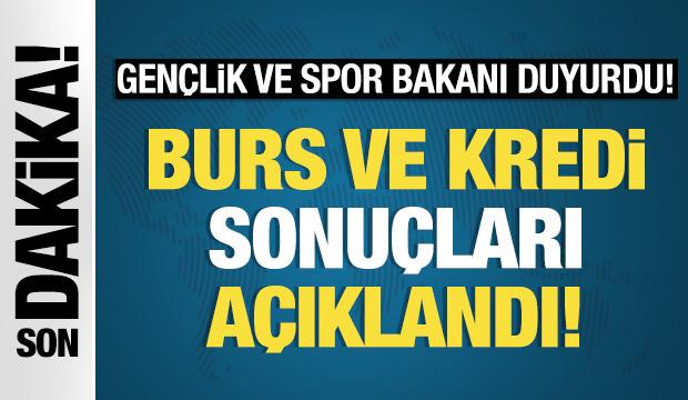 Burs ve Öğrenim Kredisi başvuru sonuçları açıklandı!