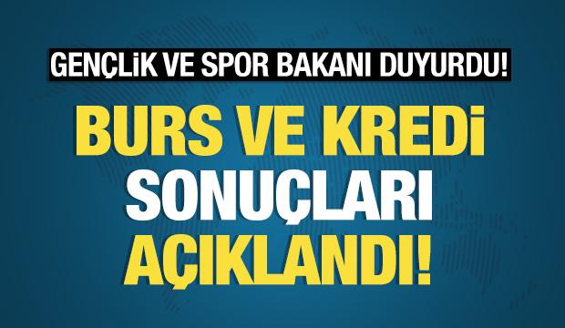 Burs ve Öğrenim Kredisi başvuru sonuçları açıklandı!