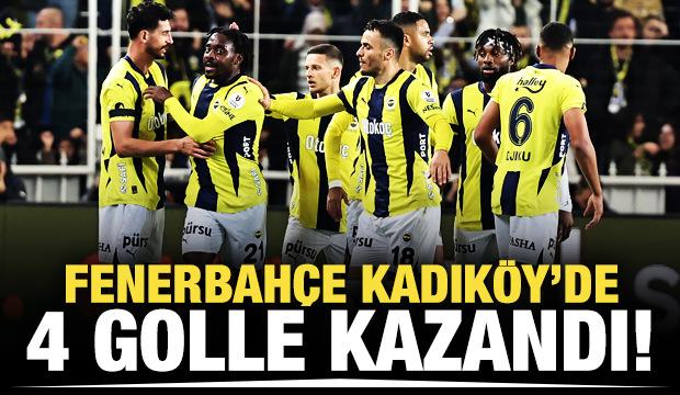 Fenerbahçe, Kadıköy'de 4 golle kazandı!