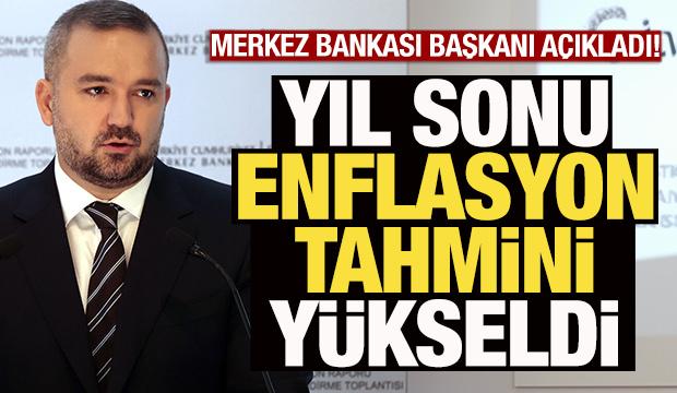 Merkez Bankası yıl sonu enflasyon tahminini yükseltti