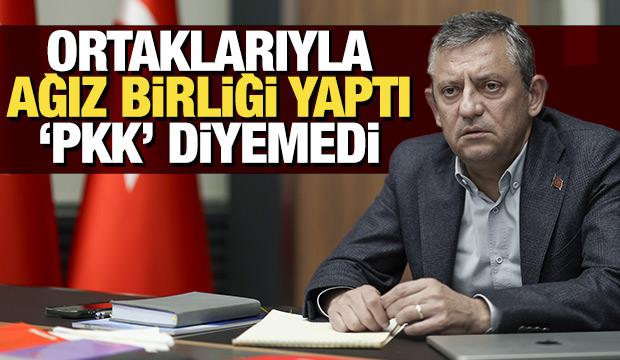 Özgür Özel, PKK yerine "pekeke" dedi