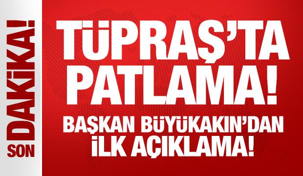 Son Dakika: İzmit'te Tüpraş'ta patlama!