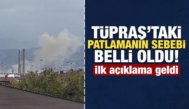 Son Dakika: TÜPRAŞ  rafinerisinde patlama!