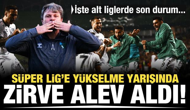 Süper Lig'e yükselme yarışında zirve alev alev!