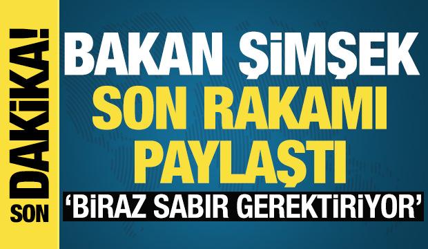 Bakan Şimşek: Fiyat istikrarı sabır gerektiriyor