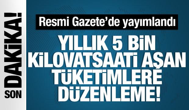 Elektrikte sübvansiyon kararı! Karar Resmi Gazete'de