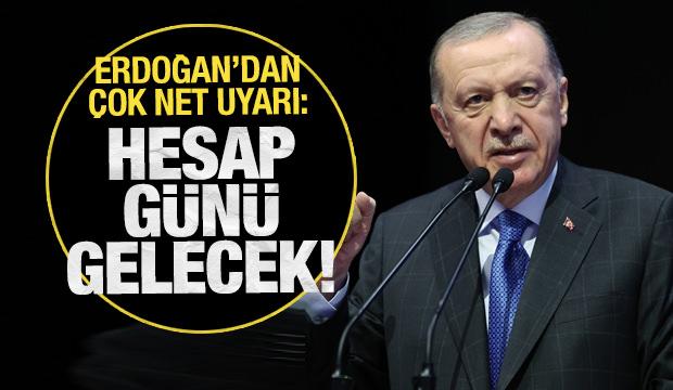 Erdoğan: hesap günü gelecek - Gazete manşetleri