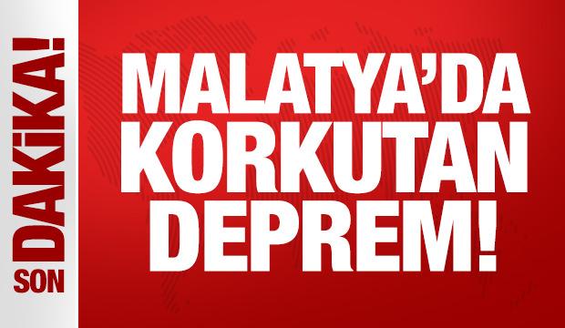 Son Dakika: Malatya'da 4,9 büyüklüğünde deprem