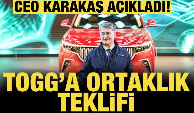 Togg'a ortaklık teklifi