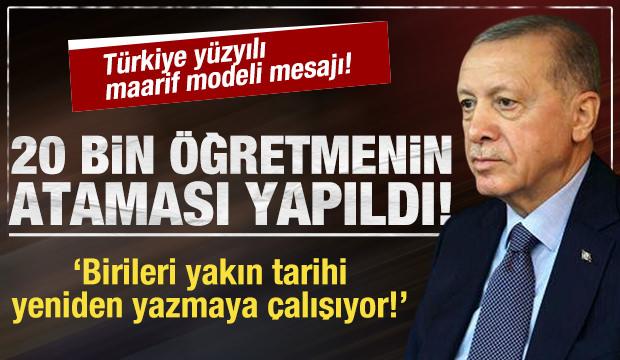 Başkan Erdoğan: Eğitim-öğretim siyaset üstüdür