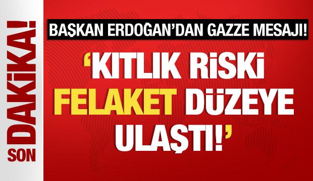 Başkan Erdoğan'dan G20'de Gazze mesajı!