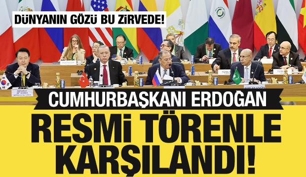 Cumhurbaşkanı Erdoğan, G20 Liderler Zirvesi'ne katıldı