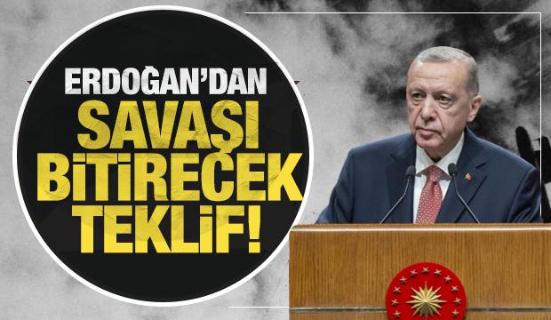 Cumhurbaşkanı Erdoğan savaşı durduracak teklifi sunacak!