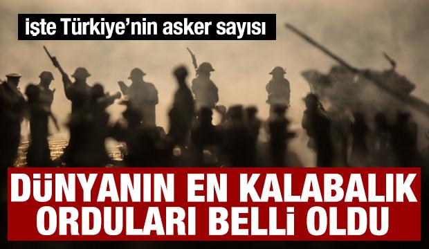 Dünyanın en kalabalık orduları belli oldu