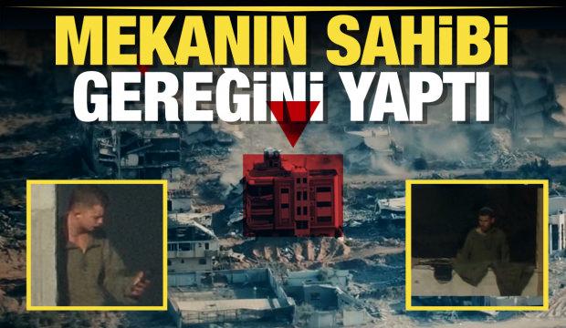 Gazze'de İsrail askerlerinin bulunduğu binada sıcak çatışma