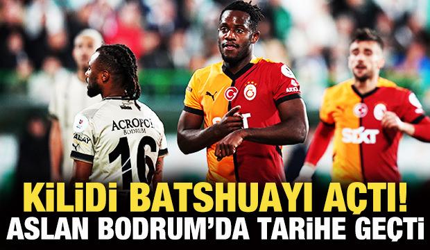 Kilidi Batshuayi açtı! Galatasaray, Bodrum'da tarihe geçti