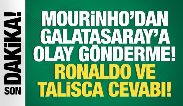 Mourinho'dan Galatasaray'a olay gönderme!