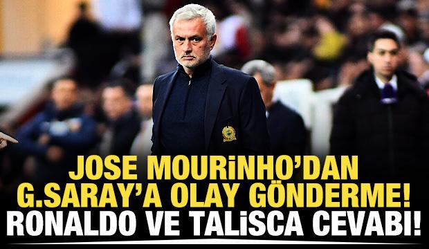 Mourinho'dan Galatasaray'a olay gönderme!