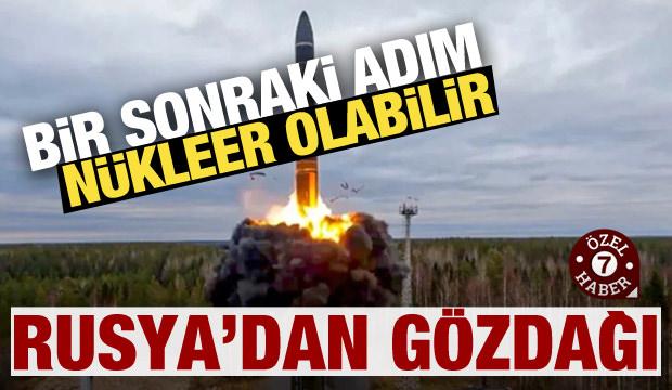 Rusya'dan gözdağı! Bir sonraki adım nükleer olabilir