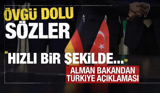 Almanya'dan Türkiye açıklaması! Övgü dolu sözler