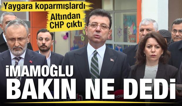 İmamoğlu'ndan CHP'ye 'kreş' tepkisi! 'Yanlış karar'