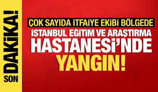 İstanbul Eğitim Araştırma Hastanesi'nde yangın paniği