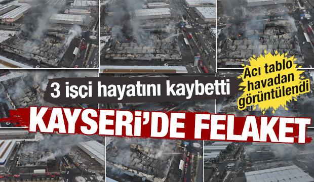 Kayseri'de yangın faciası: 3 kişi hayatını kaybetti!