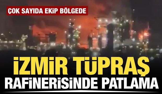 Tüpraş Rafinerisi'nde patlama! Şirketten açıklama geldi