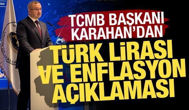 TCMB Başkanı Fatih Karahan'dan enflasyon açıklaması