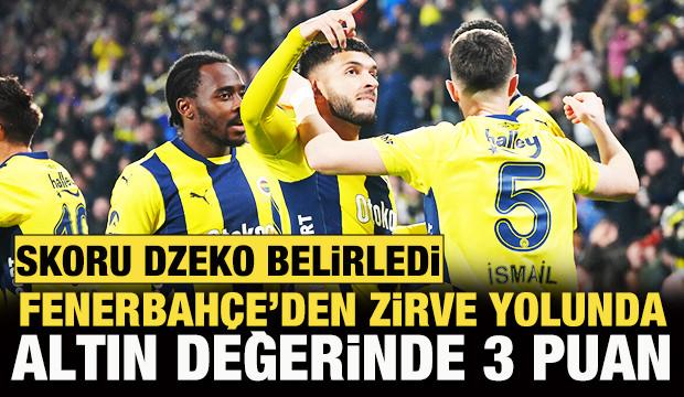 Fenerbahçe'den zirve yolunda altın değerinde 3 puan