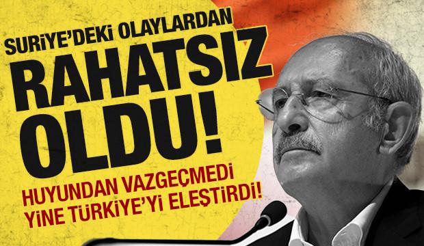 Kılıçdaroğlu, Suriye'deki gelişmeler üzerinden yine Türkiye'yi eleştirdi!