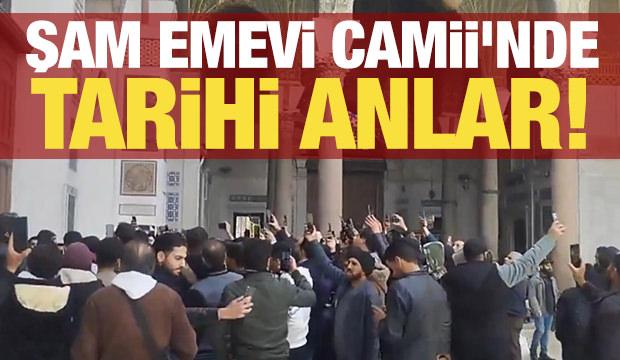 Şam Emevi Camii'nde tarihi anlar!