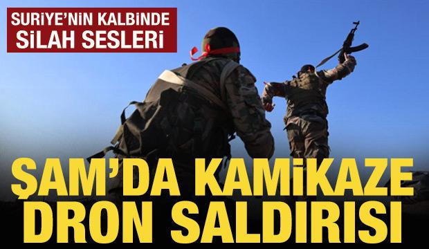 Şam'da kamikaze dron saldırısı