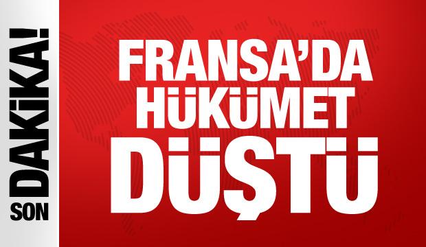 Son dakika! Fransa'da hükümet düştü